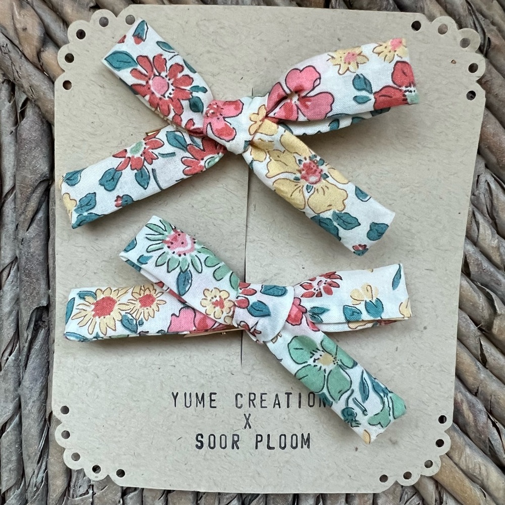 Soor Ploom x Yume Creations Petite School Girl pigtail bows - never worn